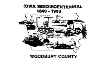 [Former Flag of Woodbury County, Iowa]