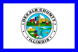 [DuKalb County, Illinois flag]