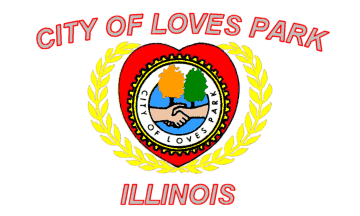 [Flag of Love's Park, Illinois]
