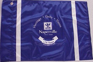 [Naperville, Illinois flag]
