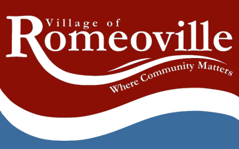 [Romeoville, Illinois flag]