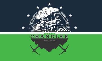[Flag of Chandler, Indiana]