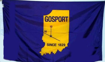 [Gosport, Indiana flag]