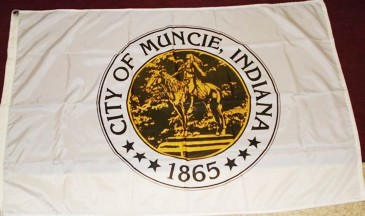 [Muncie, Indiana flag]