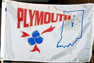 [Plymouth, Indiana flag]