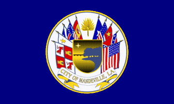 [Flag of Mandeville, Louisiana]
