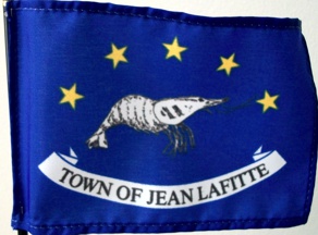 [Flag of Jean Lafitte, Louisiana]