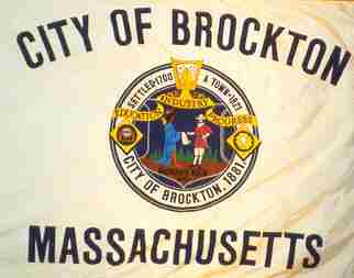 [Flag of Brockton, Massachusetts]