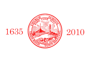 [375 anniversary Flag of Hingham, Massachusetts]