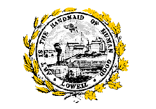 [Flag of Lowell, Massachusetts]