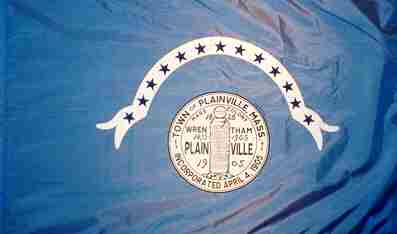 [Flag of Plainville, Massachusetts]