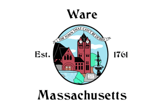 [Flag of Ware, Massachusetts]