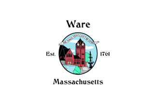 [Flag of Ware, Massachusetts]