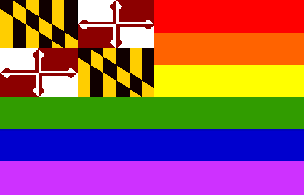 [Rainbow Flag of Maryland]