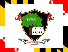 [Flag of Clarksburg, Maryland]