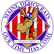 [Unofficial Emblem of the Maine Democratic Party]