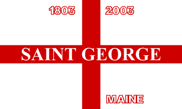 [Flag of the Town of St. George, Maine]