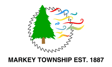 [Flag of Markey Township, Michigan]