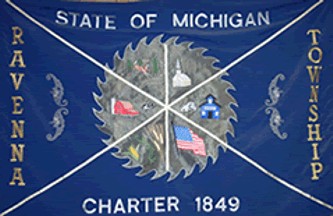 [Flag of Ravenna Township, Michigan]
