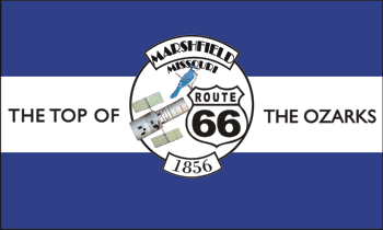 [flag of Marshfield, Missouri]