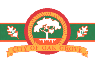 [flag of Oak Grove, Missouri]