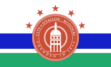 [flag of O'Fallon, Missouri]
