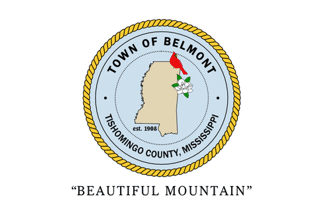 [flag of Belmont, Mississippi]