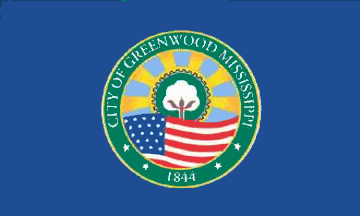 [flag of Greenwood, Mississippi]