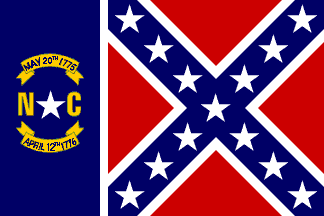 [NC Confederate statement flag]