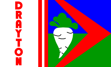 [Flag of Drayton, North Dakota]