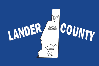 [Flag of Lander County, Nevada]