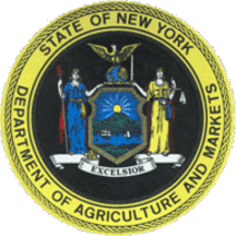 [Seal of New York State Department of Agriculture and Markets]