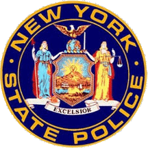 [Seal of New York State Division of State Police]