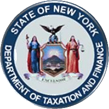 [Seal of New York State Department of Taxation and Finance]