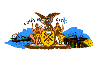[Flag of Long Island City, New York]