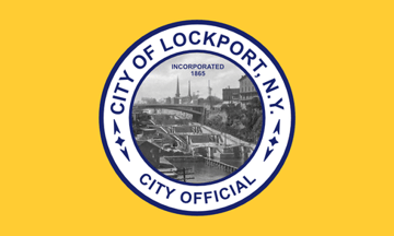 [Flag of Lockport, New York]