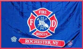 [Flag of Rochester Fire Department, New York]