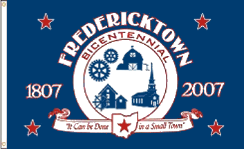 [Bicentennial Flag of Fredericktown, Ohio]