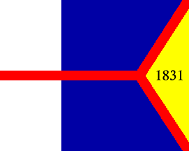 [Athens Borough, Pennsylvania Flag]