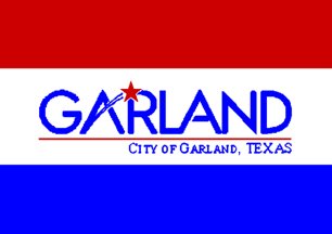 [Flag of the City of Garland, Texas]