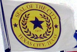 [Flag of Texas City, Texas]