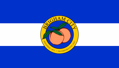 [Flag of Brigham City, Utah]