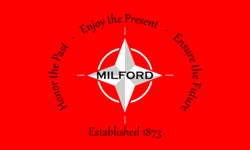 [Flag of Milford, Utah]