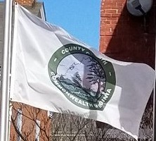 [Flag of Bath County, Virginia]