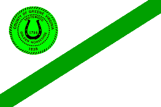 [Variant of the Flag of Greene County, Virginia]