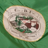 [Flag of DuPont, Washington]
