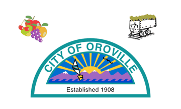 [Flag of Oroville, Washington]