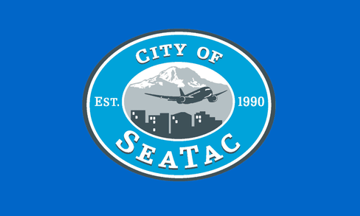 [Flag of Seatac, Washington]