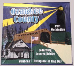 [Ozaukee County, Wisconsin flag]