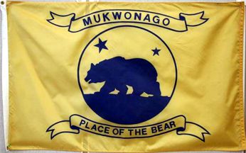 [Mukwonago, Wisconsin flag]